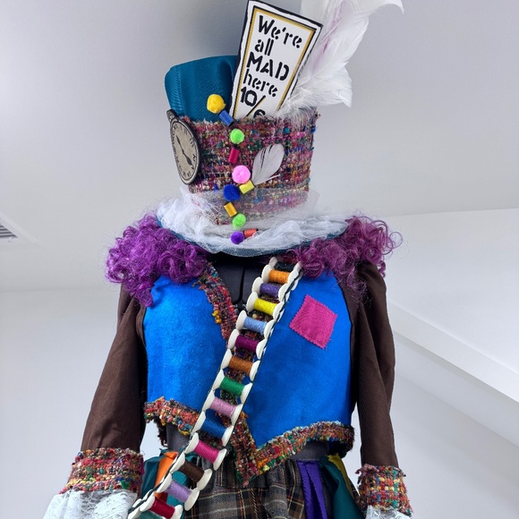 Johnnie Depp styled Mad Hatter costume size 12 - Picture 1 of 13